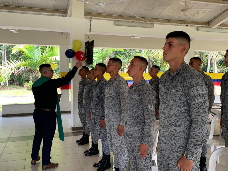 Soldados del Grupo Aéreo del Amazonas culminan su servicio militar