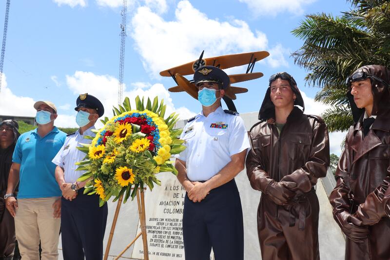 Homenaje al 89° aniversario del conflicto colombo-peruano, fue presidido por su Fuerza Aérea en el Amazonas 