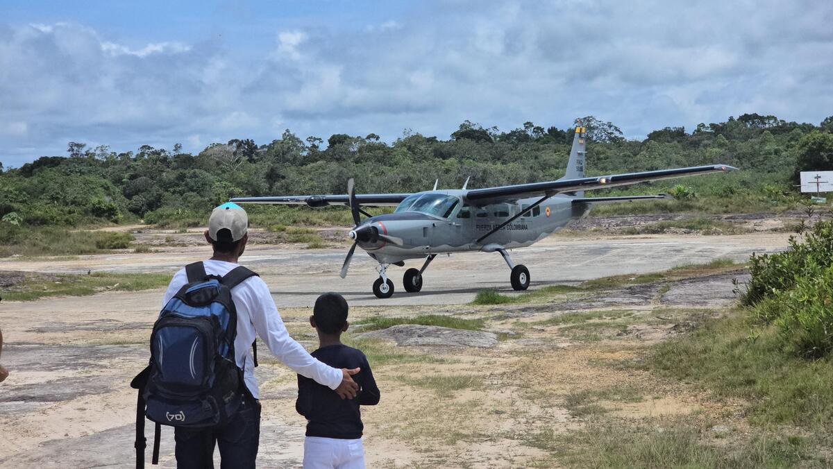 Misión aérea permitió traslado oportuno de un menor para atención especializada