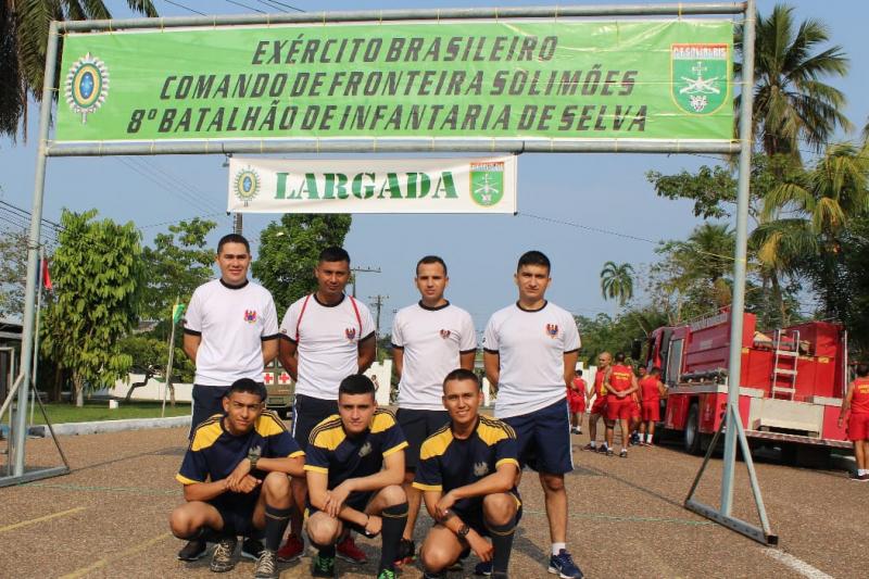 Fuerza Aérea Colombiana participó en la carrera del soldado en Brasil 