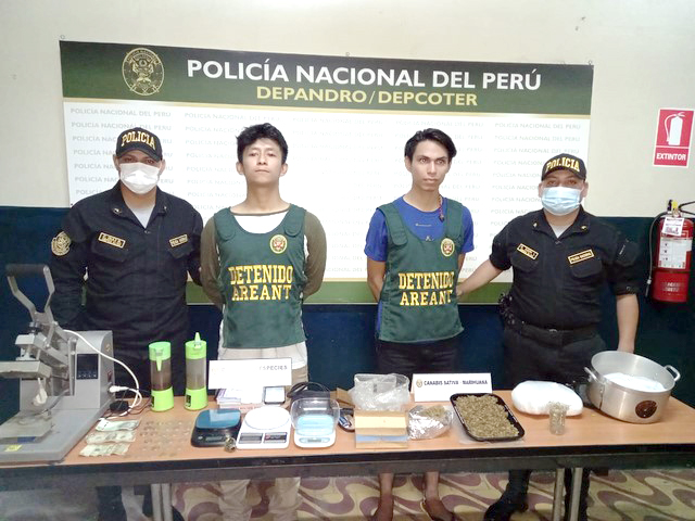 Agentes antidrogas desmantelam quadrilha criminosa "Los Amigos Infieles" na posse de maconha