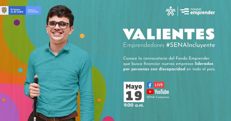 🔴 #Conéctate | 🤩💰Si eres un emprendedor o emprendedora con discapacidad y quieres crear empresa con el #FondoEmprenderSENA, ¡esta es tu oportunidad! 🔴 #Conéctate | 🤩💰Si eres un emprendedor o emprendedora con discapacidad y quieres crear empresa con el #FondoEmprenderSENA, ¡esta es tu oportunidad!