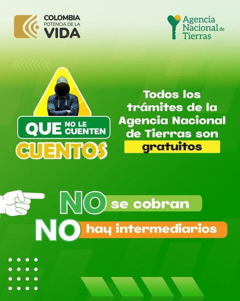 🚨 Alerta a las comunidades por presuntos estafadores que cobran dinero por la supuesta gestión de tierras y títulos