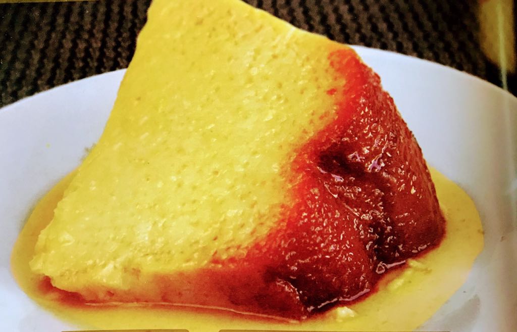 Tajada de un postre