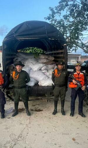 POLICÍA INCAUTA MÁS DE 3 TONELADAS DE PESCADO DE LA ESPECIE MOTA