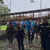 la PolicíaNacional acompañaron ala siembra de árboles 