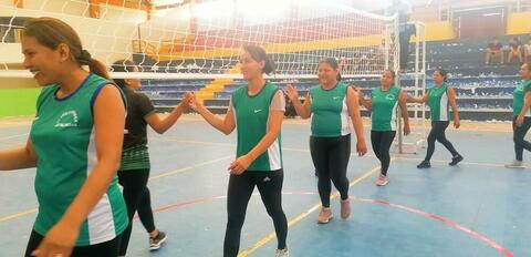 Campeonato de vóleibol femenino centro poblado las palmeras