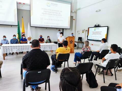 Acto de posesión de Representantes de Aprendices 2022 del SENA Regional #Amazonas
