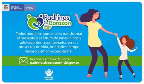 El ICBF los invita a ser #PadrinosDeCorazón