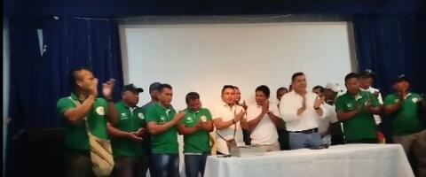 Posesión de los nuevos curacas de las 19 comunidades indígenas de ACITAM