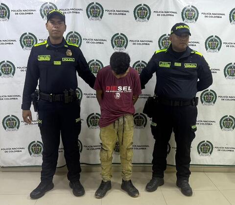 Policía Nacional en el Amazonas captura a ciudadano por presunto delito de tráfico de estupefacientes