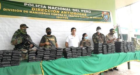 Polícia Peruana apreende 147 pacotes de maconha de alta pureza que seriam distribuidas na triplice fronteira
