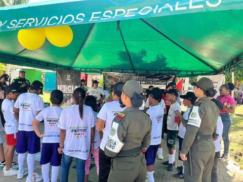 La Policía Nacional en el Amazonas reafirma su compromiso con la protección de la niñez