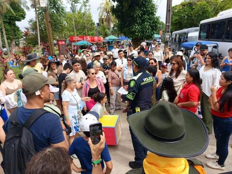 La Policía Nacional refuerza acciones de protección ambiental y turismo responsable durante la Semana de Receso Escolar en el Amazonas
