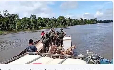 Comunidades indígenas de Loreto denuncian decomiso de productos por parte del Ejército Brasileño