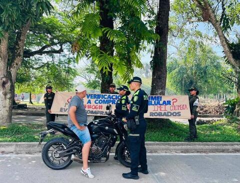 Policía Nacional refuerza campaña de prevención contra el hurto de celulares en el Amazonas