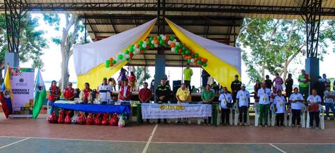 Celebración de los 76 años de la Junta de Acción Comunal en Puerto Nariño