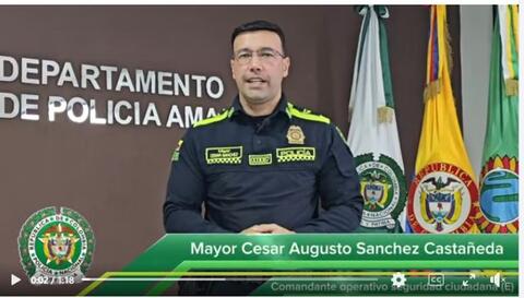 La Policía Nacional investiga homicidio ocurrido en la vía Leticia – Tarapacá