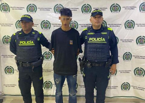 Policía Nacional en el Amazonas captura a un ciudadano por el presunto delito de lesiones personales
