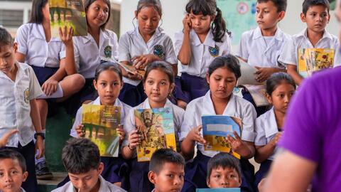 Más de 1.200 libros fortalecen la educación y la memoria cultural en el Amazonas Más de 1.200 libros fortalecen la educación y la memoria cultural en el Amazonas