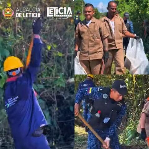 Jornada de recuperación ambiental en la vía Leticia Taracapá fortalece espacios comunitarios Jornada de recuperación ambiental en la vía Leticia Taracapá fortalece espacios comunitarios
