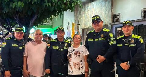 Policía Nacional fortalece el diálogo con la comunidad en el barrio La Florida