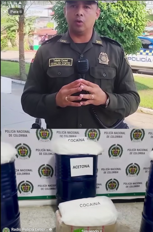 POLICÍA NACIONAL INCAUTA 200 KG DE COCAÍNA EN LETICIA AMAZONAS 