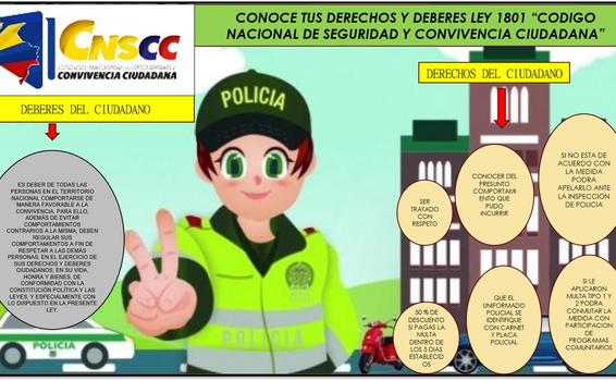 Campaña ciudadano conoce tus derechos y deberes frente a la Ley 1801