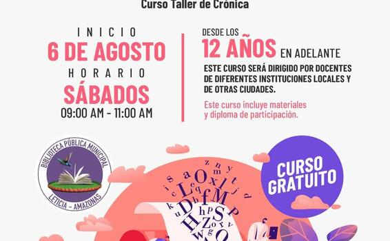 Curso taller de Crónica