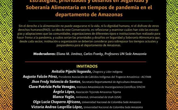 Conversatorio «Estrategias, prioridades y desafíos en seguridad y soberanía alimentaria en tiempos de pandemia