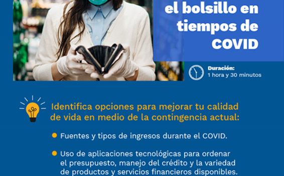 image for Charla virtual "Cuadrando el Bolsillo en Tiempos de COVID