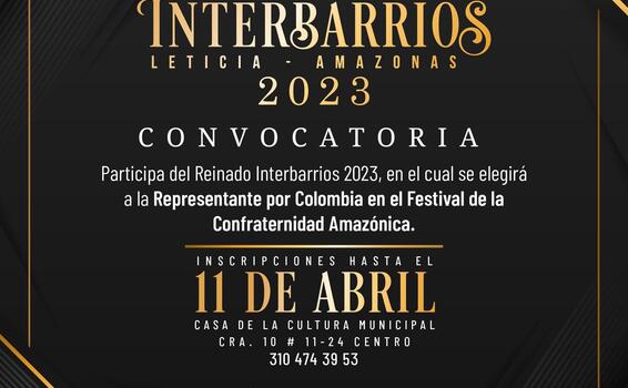 Reinado INTERBARRIOS 2023 image for Reinado INTERBARRIOS 2023