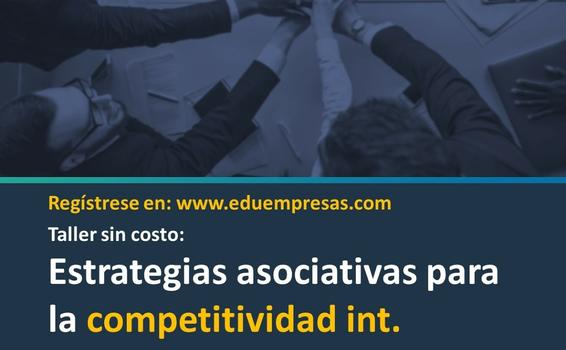 image for Taller | Estrategias asociativas para la Competitividad int.