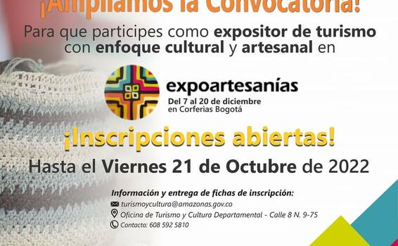 image for Extensión de convocatoria