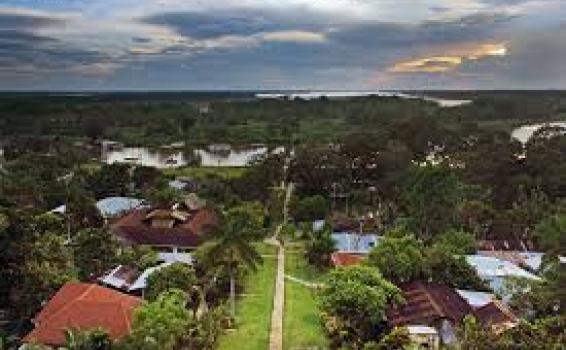 Foto: Puerto Nariño desde el aire