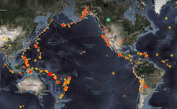 Atividade preocupante no Anel de Fogo do Pacífico image for Atividade preocupante no Anel de Fogo do Pacífico