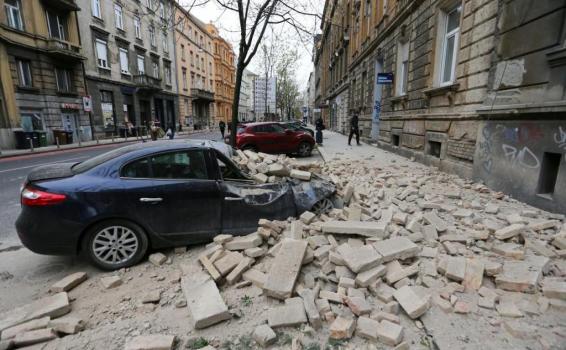 image for Temblor sacude la capital croata Zagreb