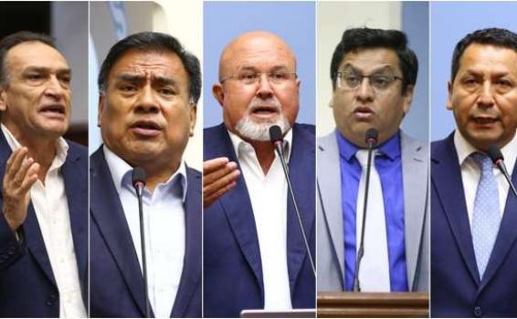 Congresistas son investigados por la Fiscalia Congresistas en un foto