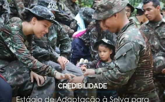 Exército realiza Estágio de Adaptação à Selva para crianças e jovens image for Exército realiza Estágio de Adaptação à Selva para crianças e jovens