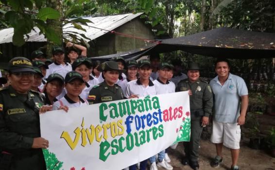 image for Policía ambiental lanza campaña viveros forestales escolares  