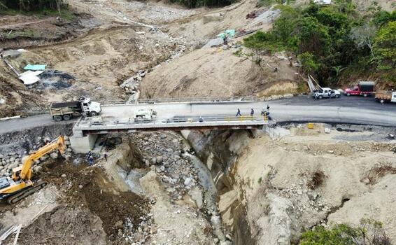 image for Nueva vía que permitirá  volver a conectar la panamericana en Rosas Cauca