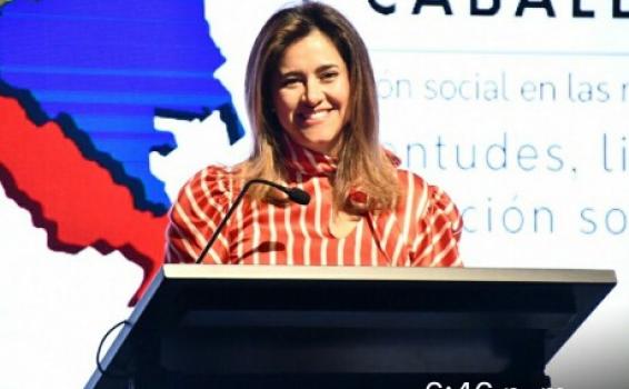 Primera dama de Colombia en discurso