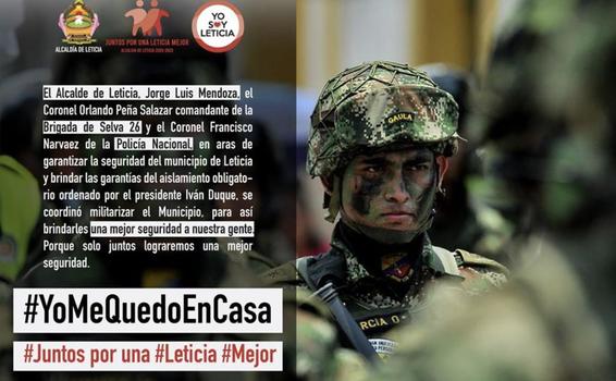 image for Militarización del municipio para garantizar la seguridad de la ciudadanía