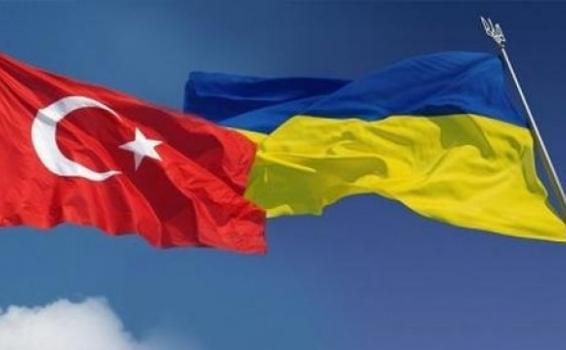 Bandera de Ucrania y Turquia