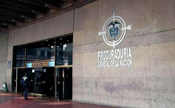 Entrada de la Procuraduria en Bogota