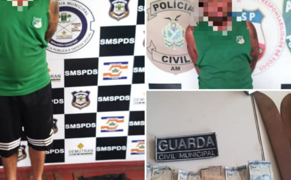 image for Colombiano é presos por ameaçar pessoas com terçado 