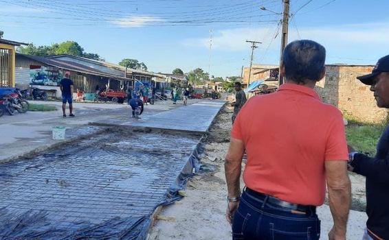 image for Prefeito Saul continua acompanhando de perto as obras