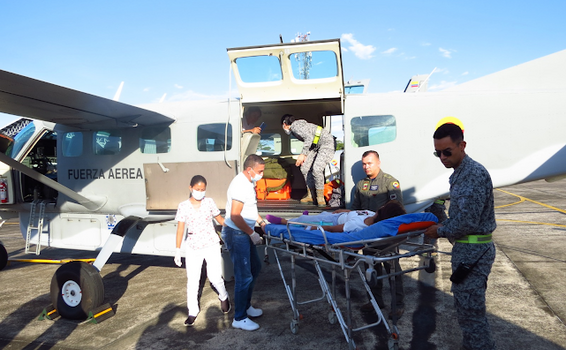 image for Menor es trasladado por la Fuerza Aérea Colombiana para ser atendido 