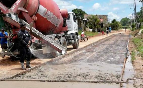 image for Obras de pavimentação da estrada Perimetral Norte 2 continuam