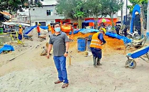 Alcalde continúa supervisando avance de obras en Belén image for Alcalde continúa supervisando avance de obras en Belén